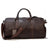 Handmade Full Grain Leather Carry-on Bag, Vintage Men's Travel Duffle & Gym Bag RockCow Leather Studio