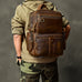 New Arrival Vintage Backpack Crazy Horse Leather Men Travel Backpack Casual Backpack ESS3983 RockCow Leather Studio