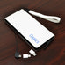 Portable Power Bank USB Battery Charger - 10,000 mAH - Dual USB output with MicroUSB cord - Lightning and USB-C Attachments (OneCharge) Ceptics