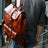 Flash Sale Full Grain Leather Travel Backpack Handmade Leather Backpack RockCow Leather Studio