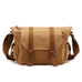 Retro DSLR Camera Bag Canvas Camera Messenger Bag Shoulder Bag QSM1234 RockCow Leather Studio