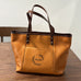 Large Capacity Leather Tote Bag, Leather Travel Tote Bag for Women, Full Grain Leather Shoulder Bag for Work RockCow Leather Studio