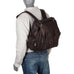 Piel Leather Double Loop Flap Over Laptop Backpack Piel