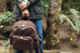 Piel Vintage Leather Travel Backpack Piel