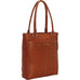 Piel Leather Vertical Laptop Leather Tote Bag Piel