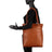 Piel Leather Vertical Laptop Leather Tote Bag Piel