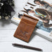 Finley Money Clipper- Tan Brown Classy Leather Bags