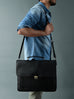Business Attache Laptop Bag - Italian Finish Classy Leather Bags