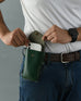 Mobile Holster Case- Green Classy Leather Bags