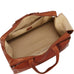 Piel Leather Hidden Pocket Carry On Duffle Bag