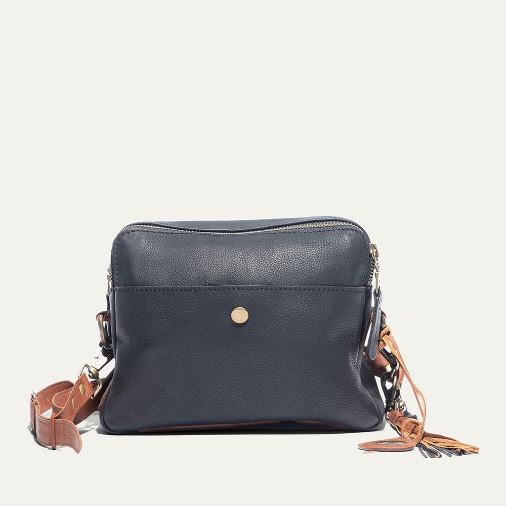 Everyday Double Zip Leather Crossbody Will Leather Goods