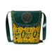 Vibrant Heritage Ajrakh Satchel Classy Leather Bags