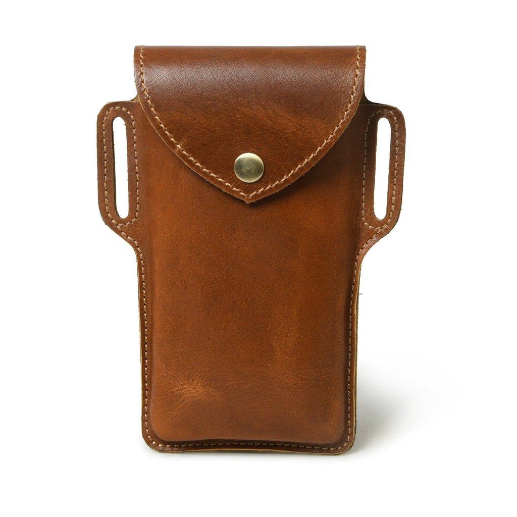 Mobile Holster Case- Tan Brown Classy Leather Bags