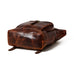 Brown Saddleback Backpack- Roll Top Classy Leather Bags