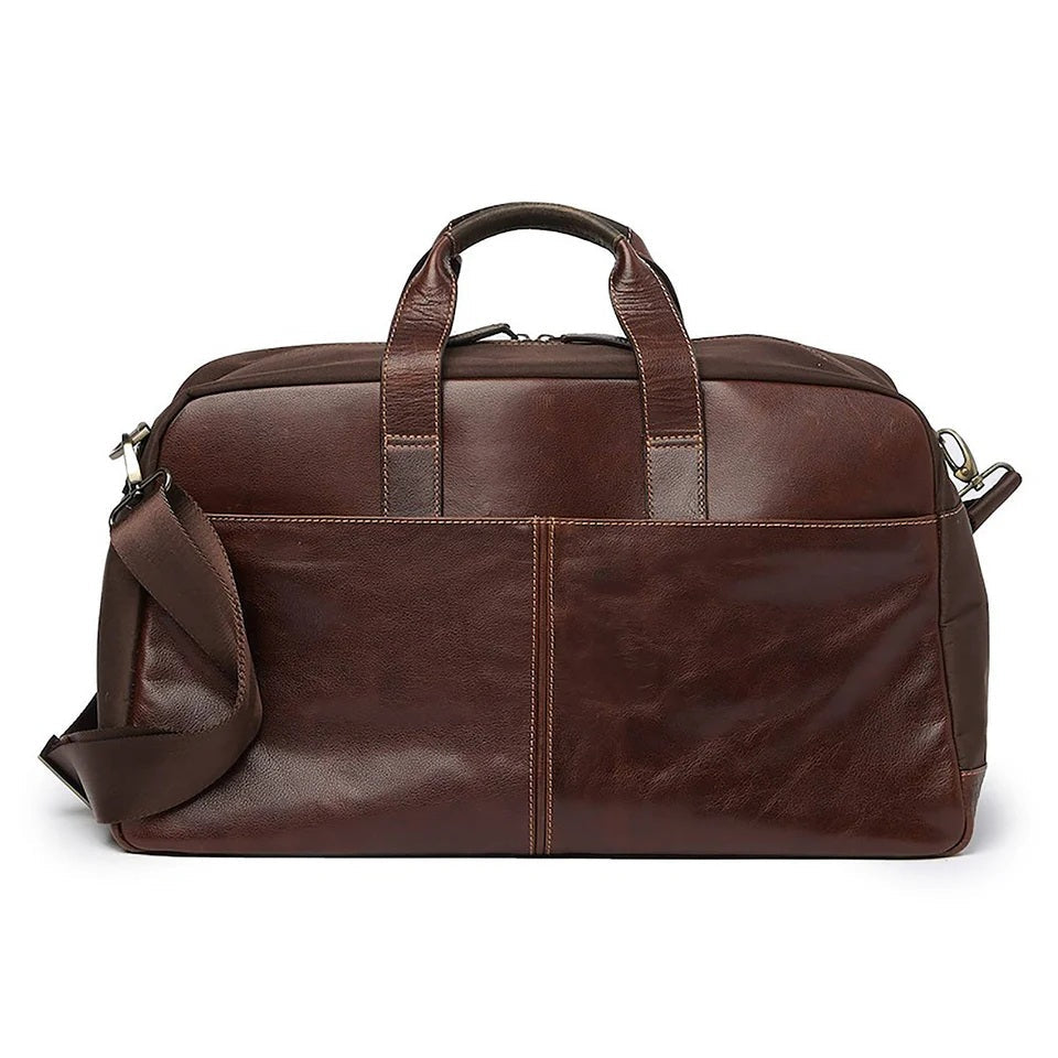 Boconi Garth Commuter Leather Duffle Bag