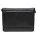 Boconi Garth Coated Zippered Leather Messenger Bag Boconi