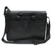 Boconi Garth Coated Zippered Leather Messenger Bag Boconi