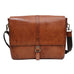 Boconi Darius Flip-Over Leather Messenger w RFID Boconi