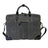 Sloan Waxed Canvas and Pull-up Leather Slim Laptop Briefcase Boconi