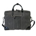 Sloan Waxed Canvas and Pull-up Leather Slim Laptop Briefcase Boconi