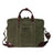 Sloan Waxed Canvas and Pull-up Leather Slim Laptop Briefcase Boconi