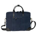 Sloan Waxed Canvas and Pull-up Leather Slim Laptop Briefcase Boconi