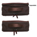 Boconi Garth Expandable Full Grain Leather Travel Kit Boconi