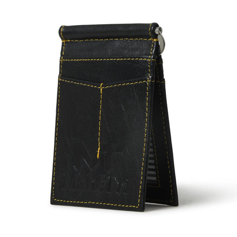 Finley Money Clipper- Black Classy Leather Bags