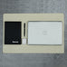 Ivory Elegance Leather Desk Mat + Mouse Pad Classy Leather Bags