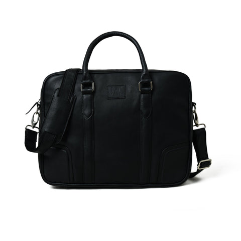 Texas Black Leather Briefcase Classy Leather Bags