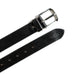 Textured Black Leather Belt Classy Leather Bags