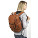 Claire Chase Portofino Large Leather Laptop Backpack