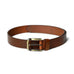 Vibrant Brown Pin Buckle Belt Classy Leather Bags