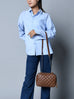 Mini Quilted Crossbody Bag, Rich Brown Classy Leather Bags