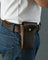 Mobile Holster Case- Dark Brown Classy Leather Bags