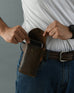 Mobile Holster Case- Dark Brown Classy Leather Bags