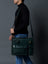 Tuscany Italian Leather Briefcase, Green Classy Leather Bags