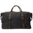 Vintage Canvas Leather Shoulder Bag Canvas Duffle Bag Crossbody Travel Bag RockCow Leather Studio