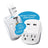 World-Way 13 Travel Adapter Kit | 2 USB + 2 US Outlets - Grounded (WPS-2B+ALL) Ceptics