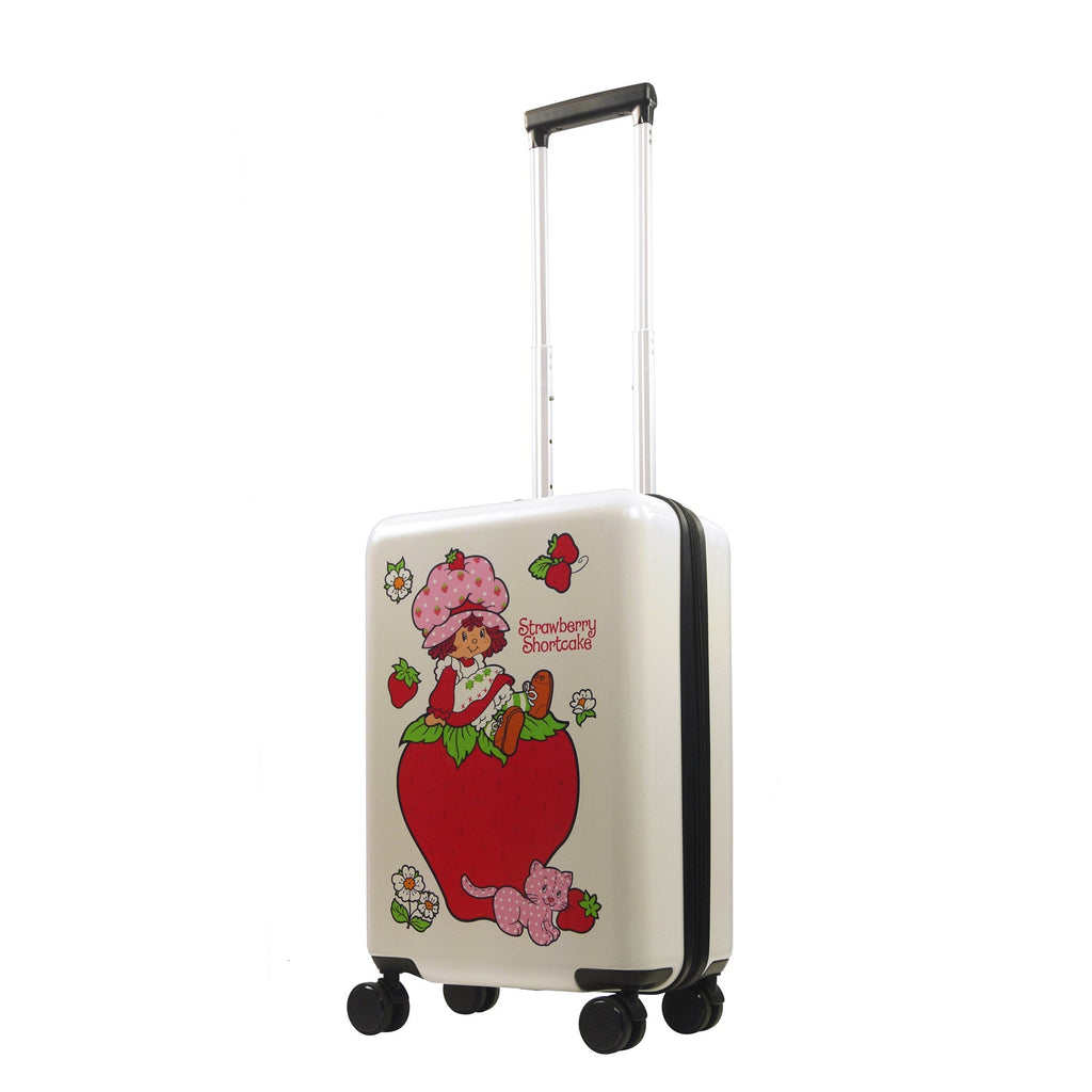 Strawberry Shortcake Ful 22.5" White Carry-On Luggage Ful Luggage