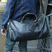Men Large Tote Weekend Bag Cowhide Duffle Bag Travel Bag Z9016 RockCow Leather Studio