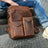 Crazy Horse Leather Backpack Durable Travel Backpack School Backpack RockCow Leather Studio