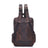Men Retro Travel Backpack Crazy Horse Leather Backpack Large Capacity Backpack B826 RockCow Leather Studio