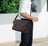 Waxed Canvas Messenger Bag Waxed Courier Bag Canvas Shoulder Bag Men Satchel Briefcase Vintage Crossbody Bag RockCow Leather Studio
