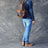 Men Retro Backpack Crazy Horse Leather Travel Backpack Laptop Backpack RockCow Leather Studio