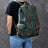 Waxed Canvas With Leather Backpack Vintage Large Capacity Backpack Travel Backpack RockCow Leather Studio