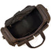 Crazy Horse Leather Duffle Bag Retro Large Capacity Tote Travel Bag Mens Weekender Overnight Bag RockCow Leather Studio