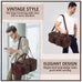Vintage Dark Brown Traveller Duffle Bag Classy Leather Bags