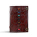 Dark Brown 7 Stones Leather Diary Classy Leather Bags