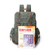 Crazy Horse Canvas Leather Backpack, Travlling Laptop Backpack, Vintage Waterproof Shoulder Outing Bag RockCow Leather Studio